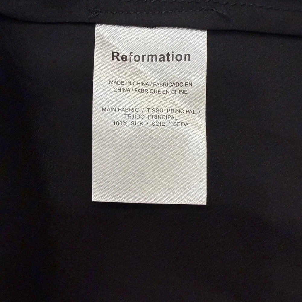 Reformation Black Midi Skirt - Picture 6 of 7